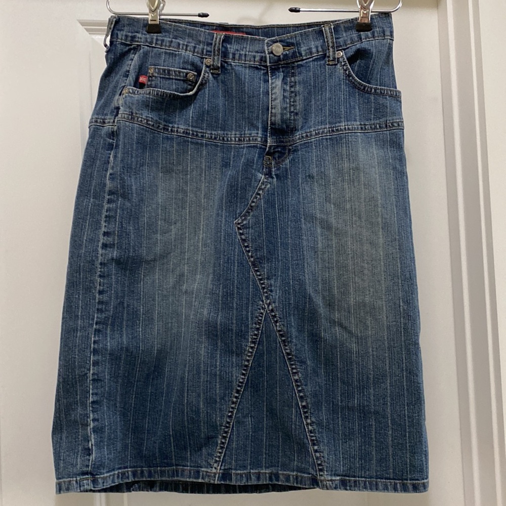 Midi Jean Skirt